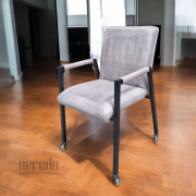Scaun de piele naturală laura piele industrial vintage