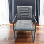 Scaun de piele naturală melf piele africa dark green