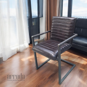 Scaun de piele naturală sabina piele industrial cuba