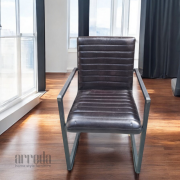 Scaun de piele naturală sabina piele industrial cuba