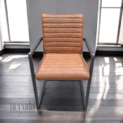Scaun de piele naturală sabina piele rebound cognac