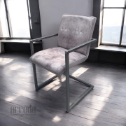 Scaun de piele naturală soem piele industrial cuba