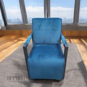 Fotoliu din stofă dixie blue