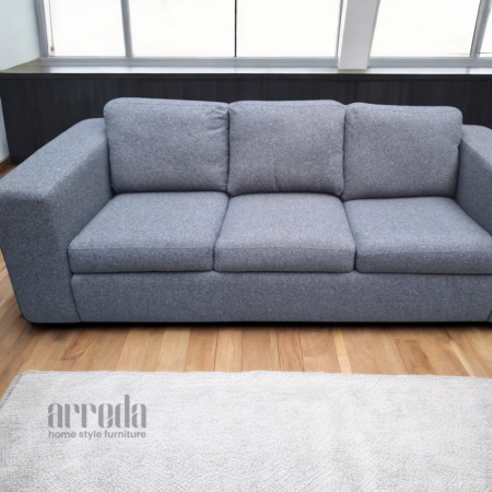 Canapea de stofă lina sofa 3 locuri dark grey