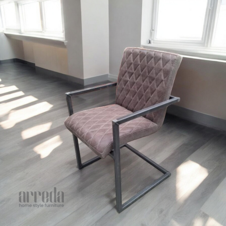 Scaun de piele naturală mary relax brown