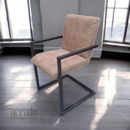 Scaun de piele naturală safira piele africa light tabaco