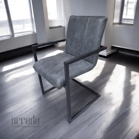 Scaun de piele naturală safira piele africa moro