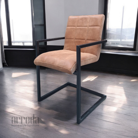 Scaun de piele naturală sill piele africa walnut