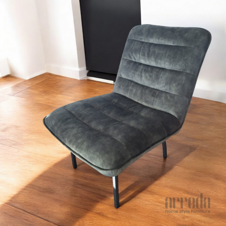 Scaun de stofă sabina lounge army green
