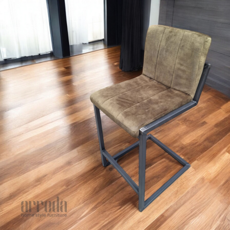 Scaun de stofă safira nero 65 adore moss