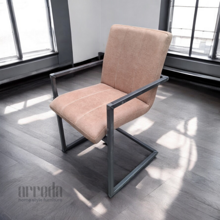 Scaun de stofă safira relax caramel