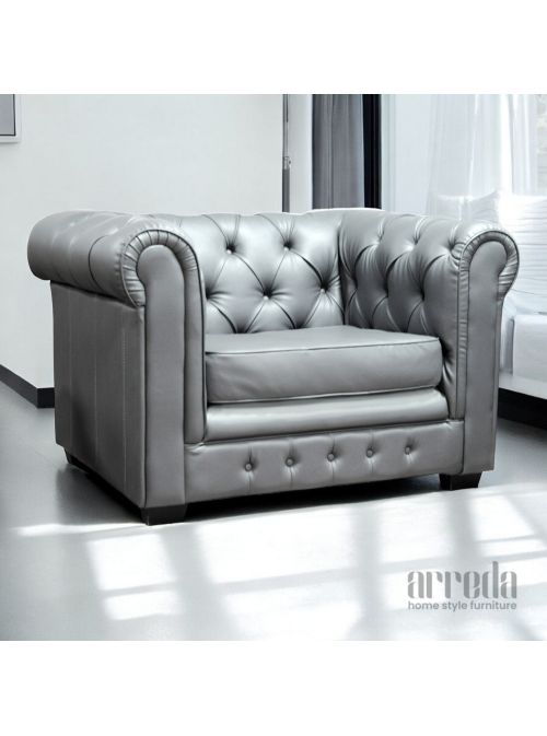 Canapea bergamo 1,5 locuri ind dark grey