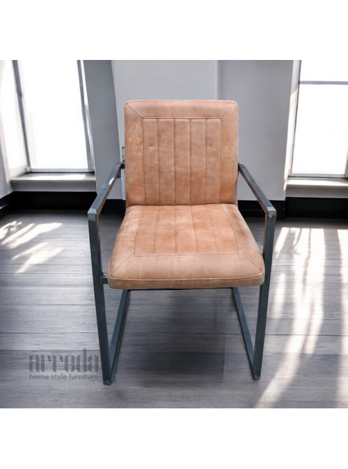 Scaun de piele naturală laura piele africa walnut