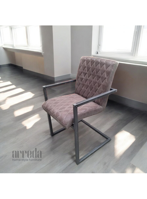 Scaun de piele naturală mary relax brown