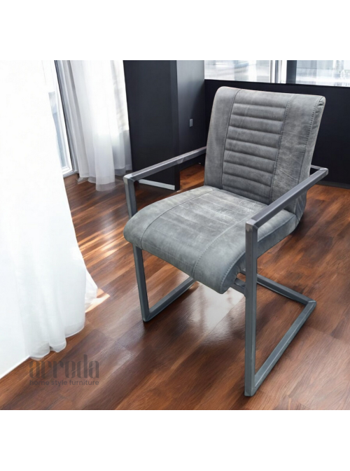 Scaun de piele naturală melf piele africa dark green