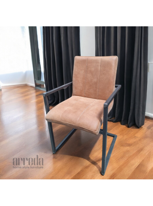 Scaun de piele naturală safira piele africa walnut