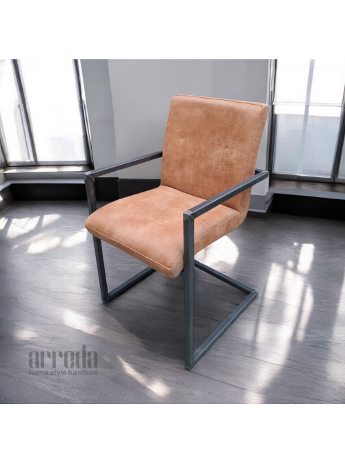 Scaun de piele naturală soem piele africa walnut