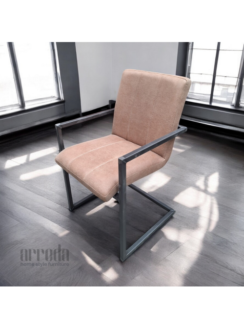 Scaun de stofă safira relax caramel