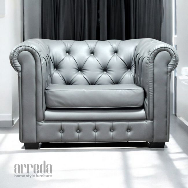 Canapea bergamo 1,5 locuri ind dark grey