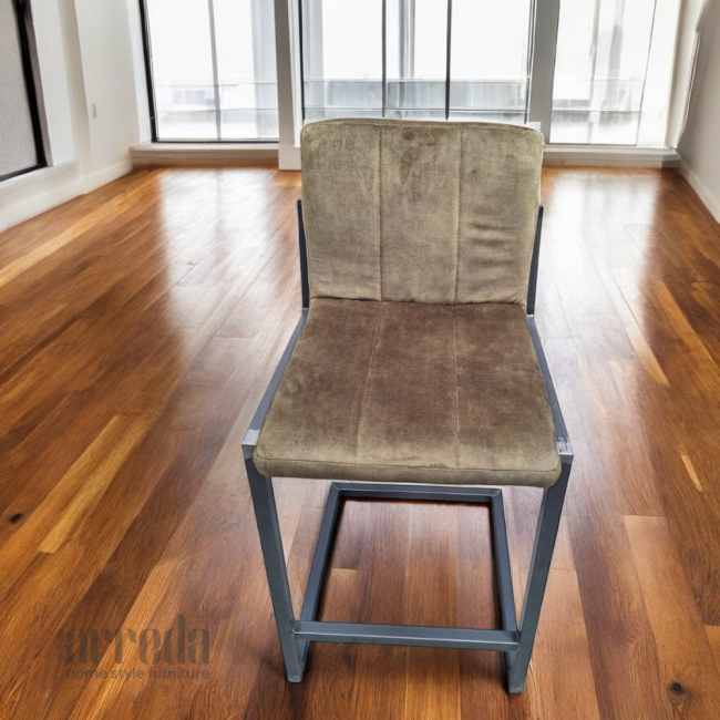 Scaun de stofă safira nero 65 adore moss