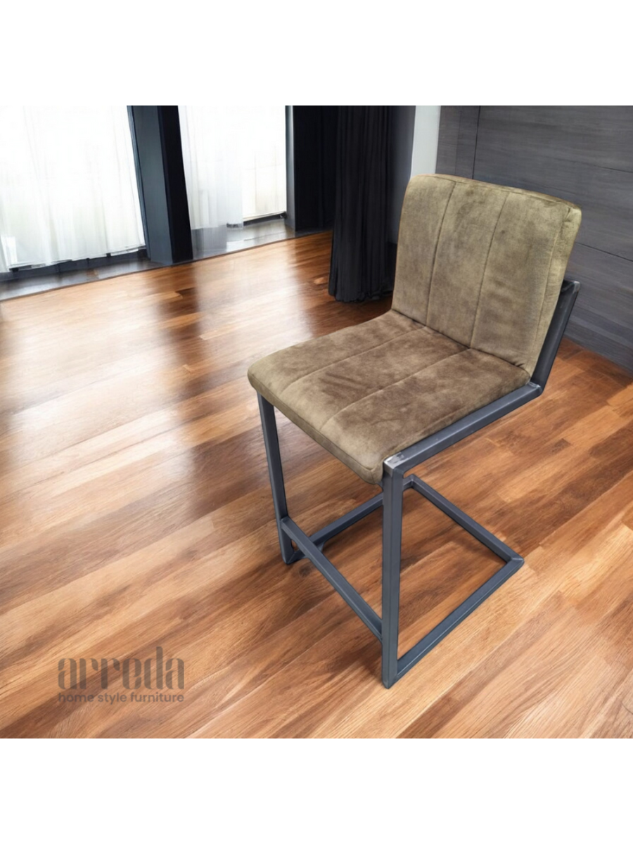 Scaun de stofă safira nero 65 adore moss